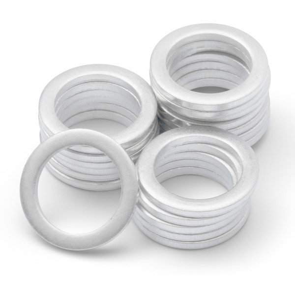 Volvo S40 Oil Drain Plug Crush Washer Gasket / Seal Ring (2004-2010) - 2.4 Liter - 5 Cylinder - 20 Pack - Made In USA