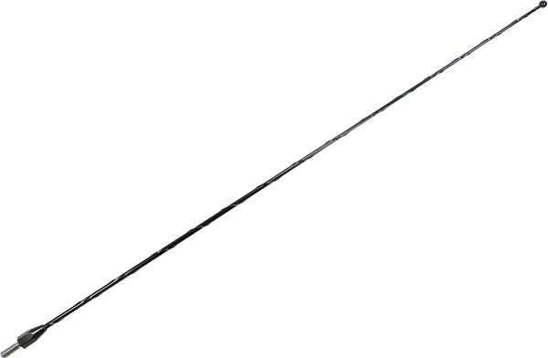 Dodge Ram 3500 21 Inch Black Short Antenna (2010-2018) - Spiral Wind Noise Cancellation - Spring Steel Construction