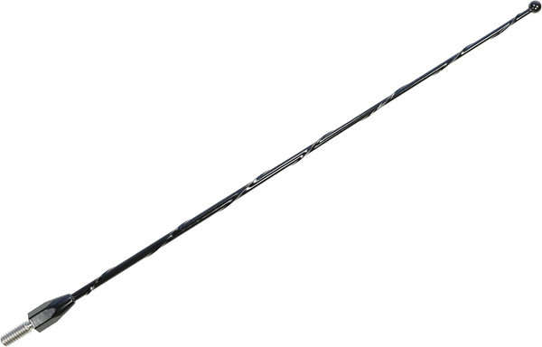 Ford F-250 12 Inch Black Short Antenna (2017-2026) - Spiral Wind Noise Cancellation - Spring Steel Construction