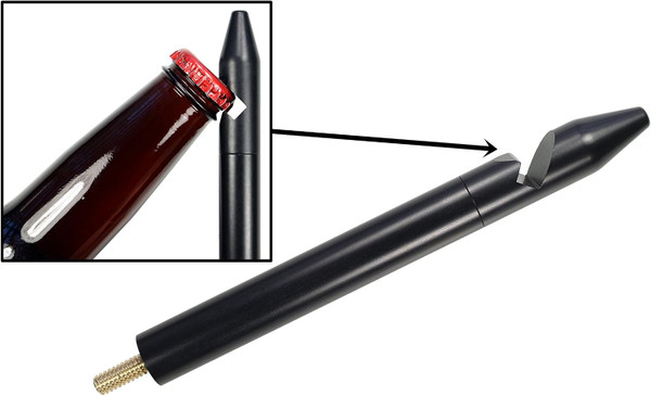 Nissan Stanza THE SPIKE - Black Ammo Antenna with Removable Bottle Opener (1986-1992) - Made in USA