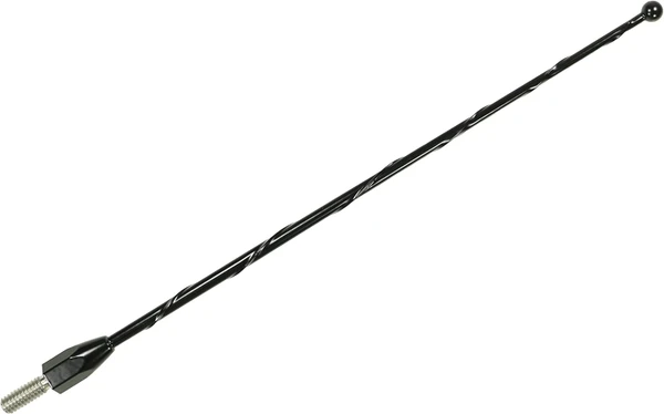Ford Five Hundred 9 Inch Black Short Antenna (2005-2007) - Spiral Wind Noise Cancellation - Spring Steel Construction