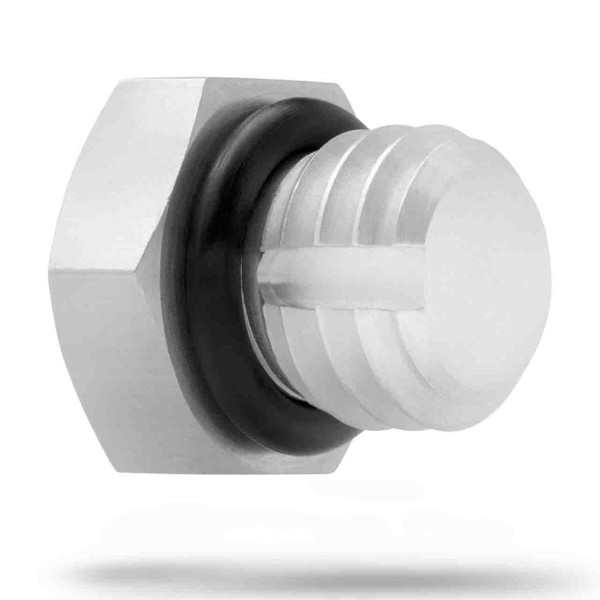 Silver Air Bleeder Screw for Fuel Filter Housing fits Chevrolet/GMC 6.6L DURAMAX DIESEL (2001-2016) - Made in USA -  Part Number 97363195/513081000