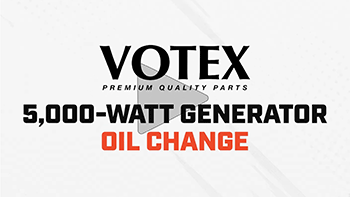 Predator 5000 watt oil change video