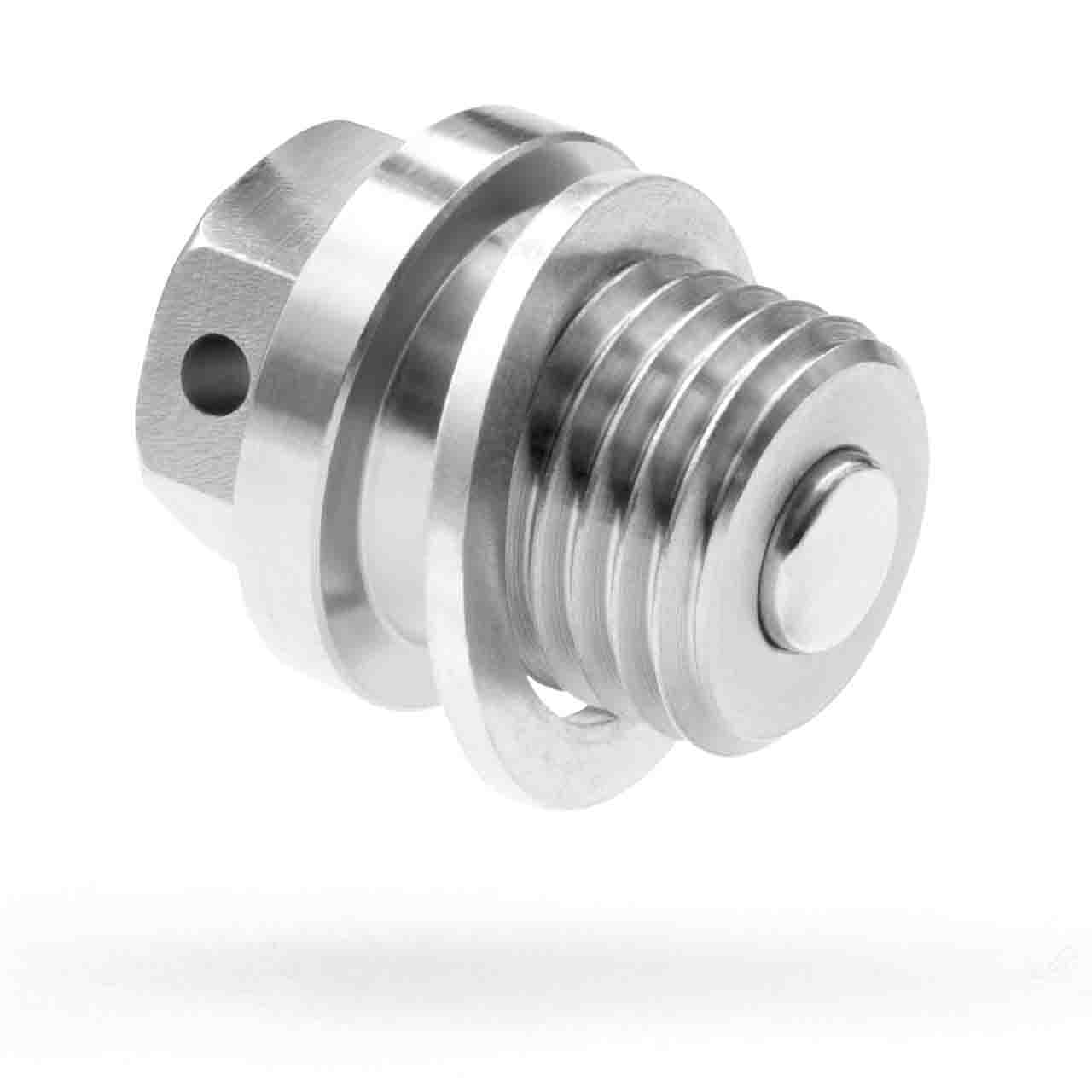 Yamaha Outboard F115TXR Magnetic Oil Drain Plug - 2006-2012 - Made In USA - Part Number 90340-14M06-00