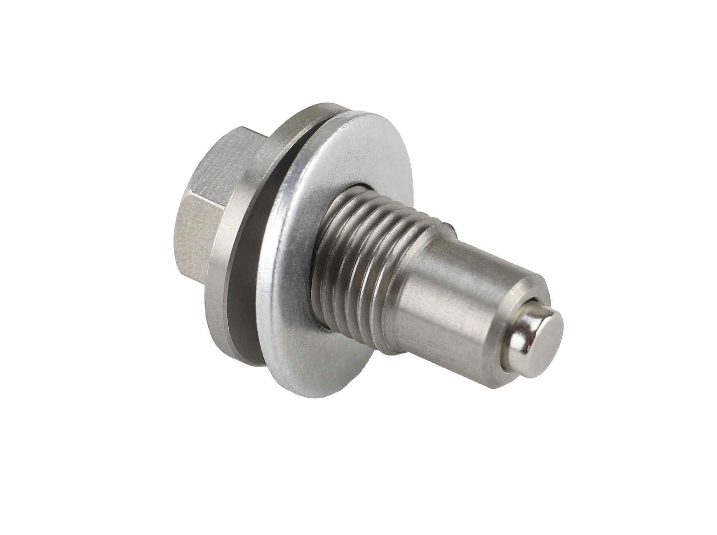 1/2 X 20 X 25MM Stainless Steel ENGINE Magnetic Oil Drain Plug with Neodymium Magnet - Made In USA - Part Number DP004