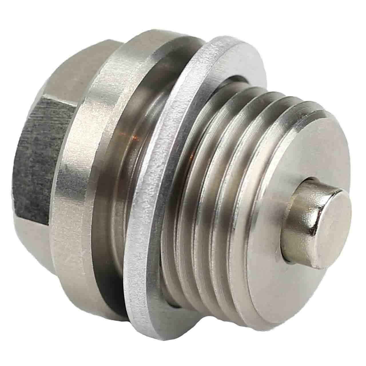 Stainless Steel Axle Housing | Transfer Case | Transmission Drain Plug with Neodymium Magnet - MADE IN USA