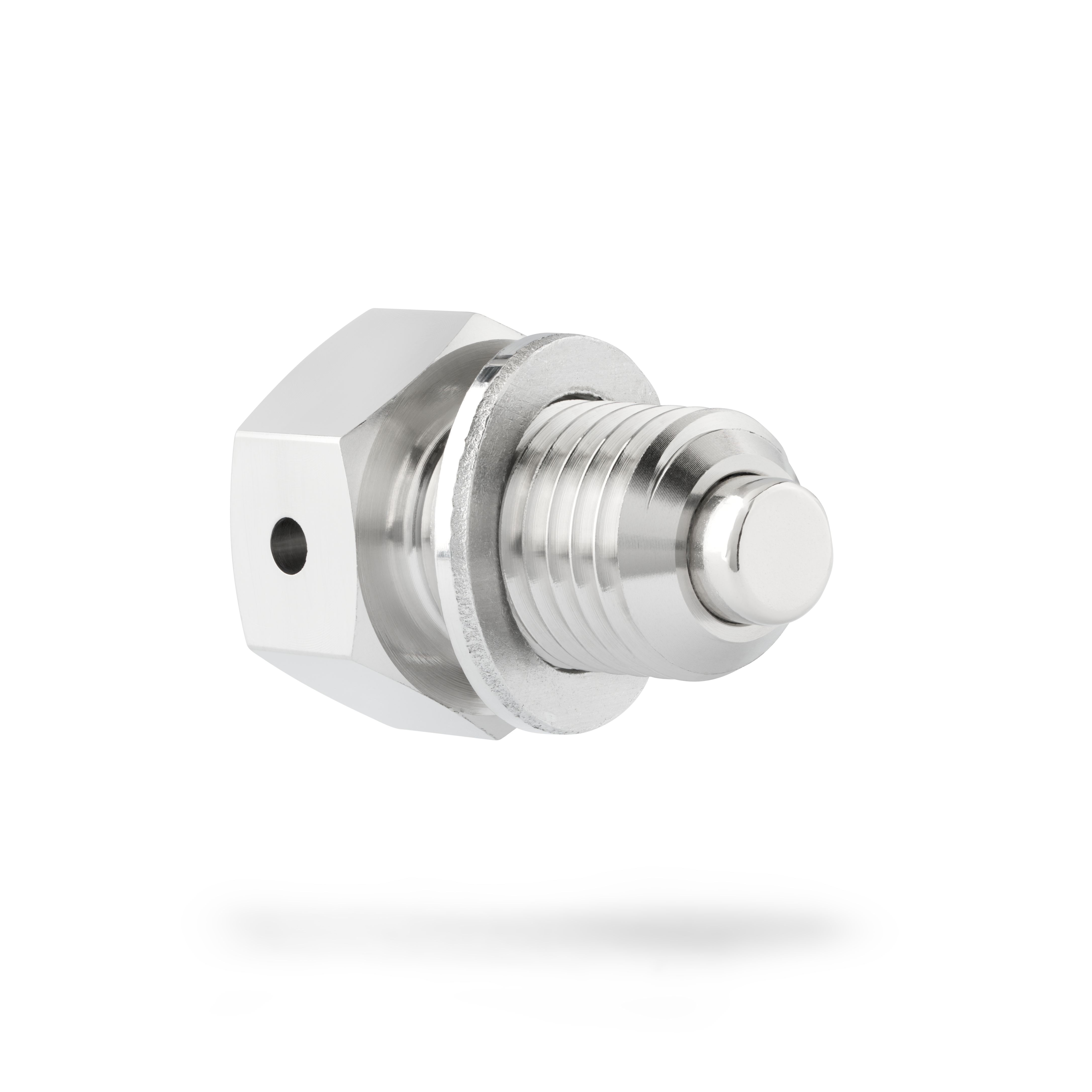 Honda TRX520FA5 FourTrax Foreman Rubicon Magnetic Oil Drain Plug (2020-2024) - Made In USA - Stainless Steel