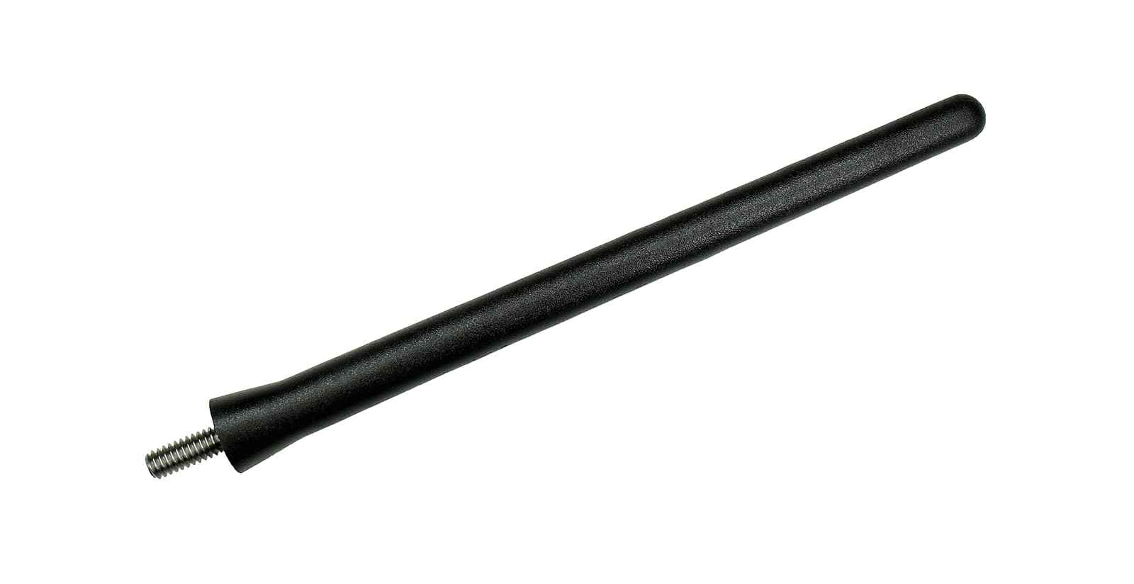 The Original 6 3/4 Inch - Car Wash Proof Short EPDM Rubber Antenna - USA Stainless Steel Threading - Powerful Internal Copper Coil/Premium Reception - Part Number A010-HHU-15