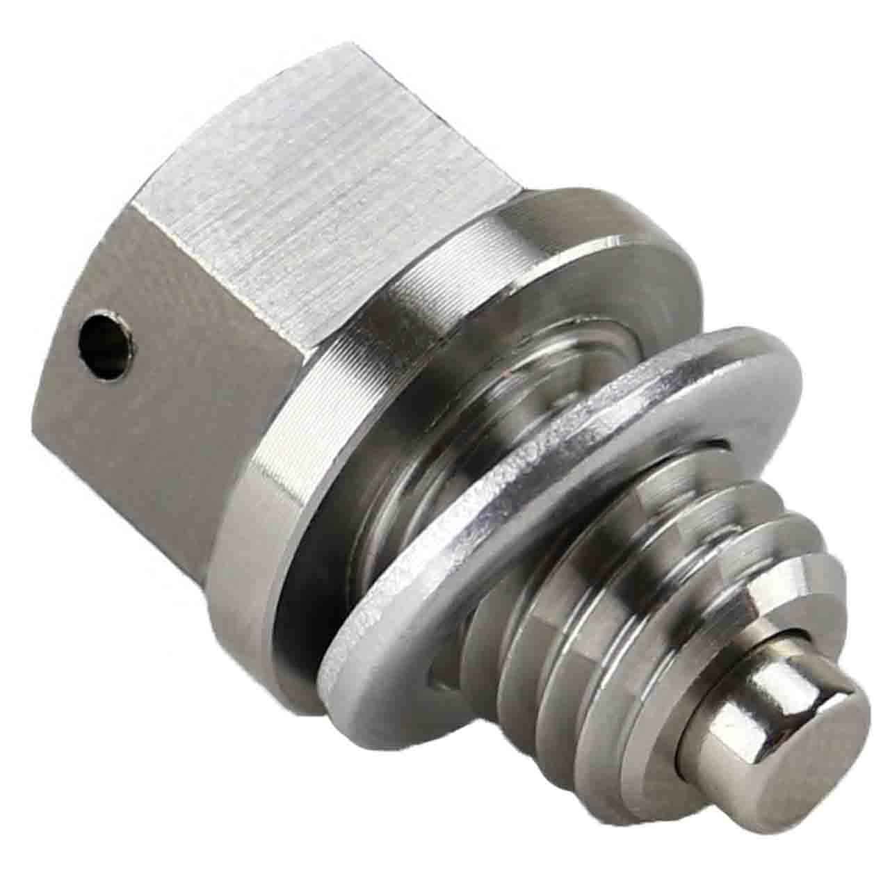 Kawasaki KX250 Magnetic Oil Drain Plug (1980-2019) - Made In USA - Stainless Steel