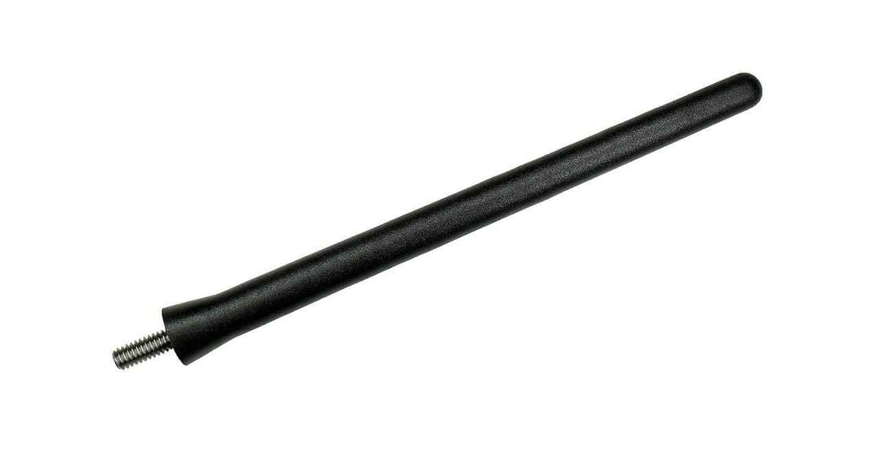 Ford Crown Victoria Short Rubber Antenna 6 3/4 Inch (1992-1997) - Car Wash Proof - USA Stainless Steel Threading - Powerful Internal Copper Coil/Premium Reception