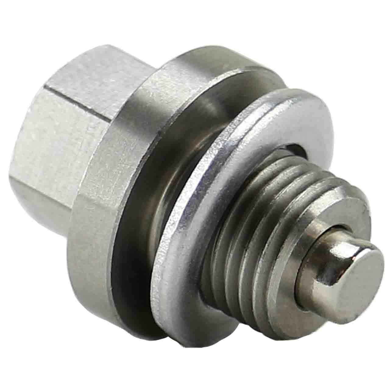 Stainless Steel AUTOMATIC TRANSMISSION Oil Drain Plug with Neodymium Magnet - MADE IN USA