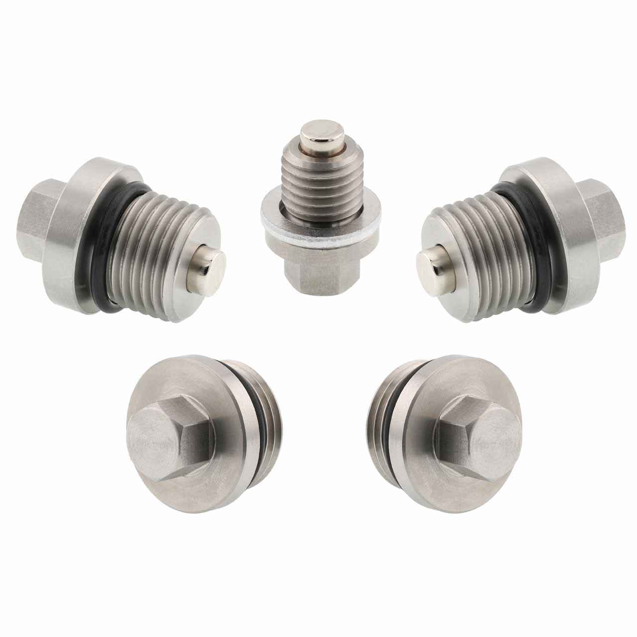 Polaris General 4 1000 Deluxe Magnetic Oil Drain Plug Kit - 2020-2022 - Engine, Transmission, Differential - Made In USA