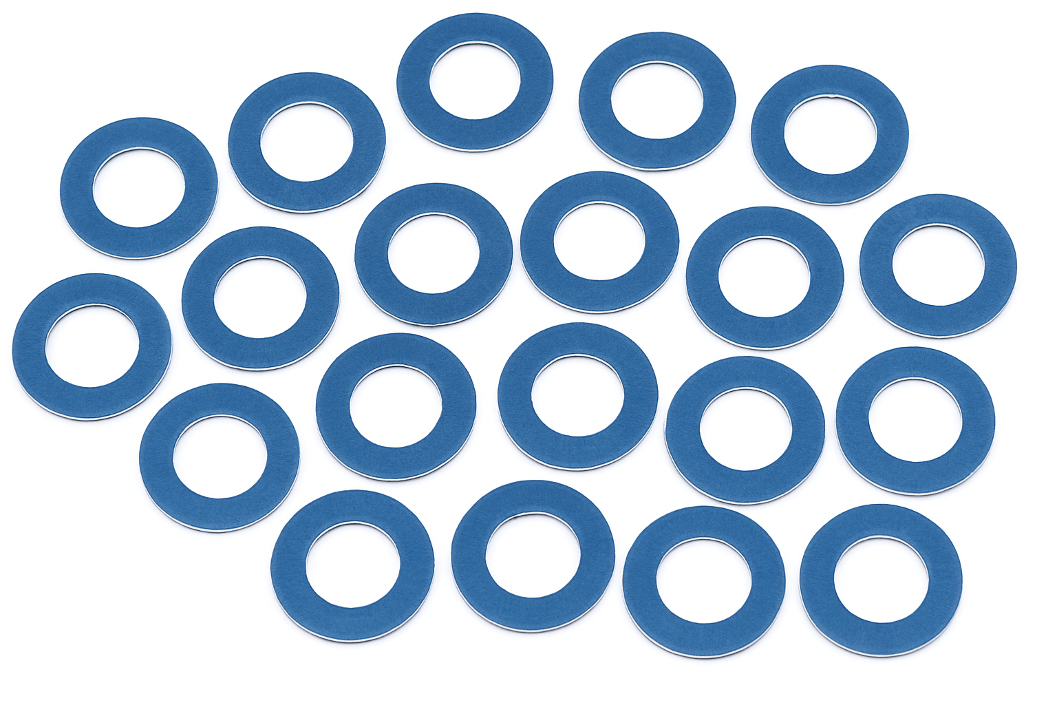 Infiniti M30 Aluminum PTFE Coated Oil Drain Plug Crush Washer Gasket / Seal Ring (1990-1992) - 3.0 Liter - 6 Cylinder - 20 Pack