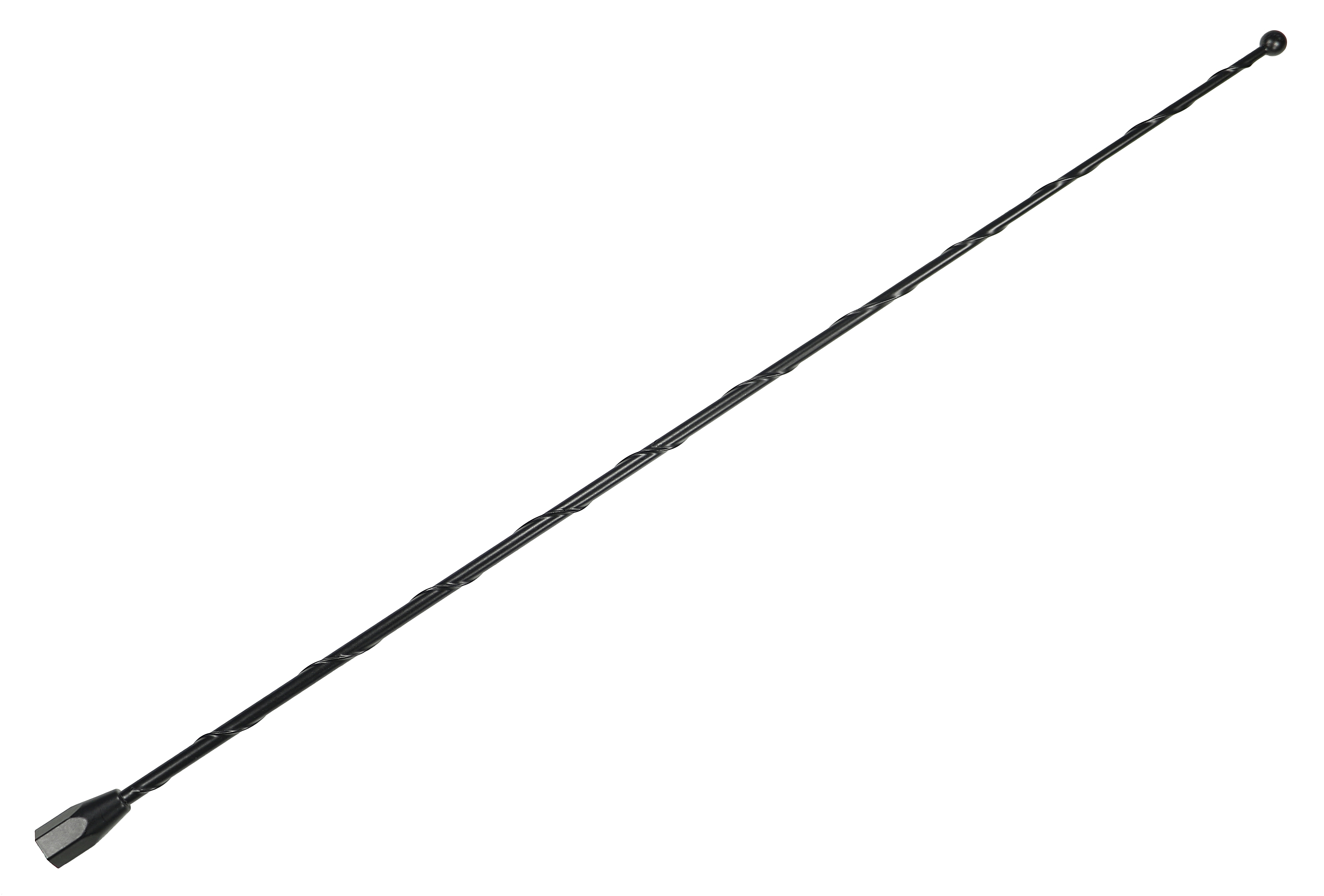 Votex - 15 Inch Black Antenna for Chevrolet Silverado 1500 (2006-2026) - Spiral Wind Noise Cancellation - Spring Steel Construction