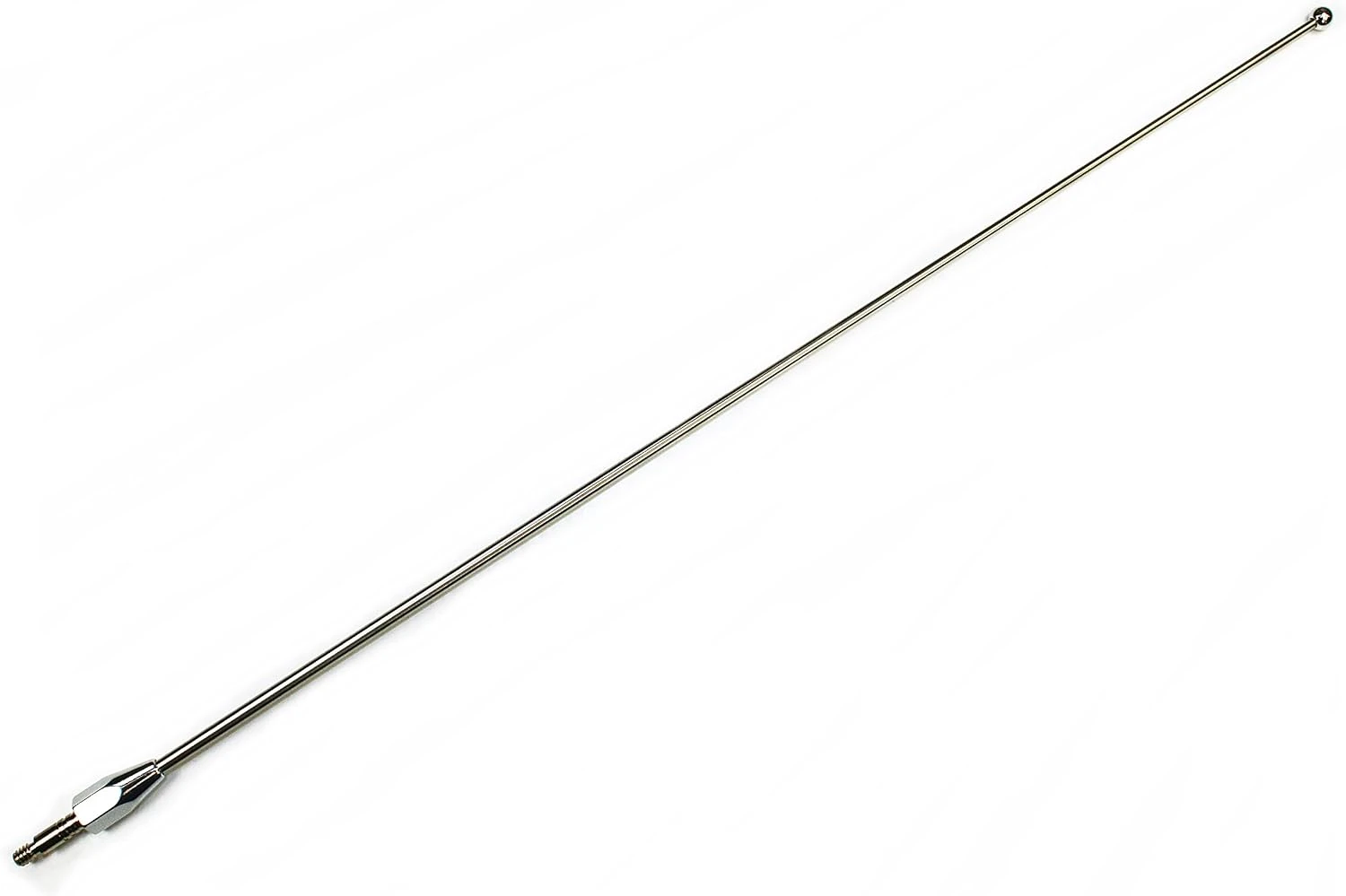 Dodge Ram 3500 15 Inch Stainless-Steel Antenna (1999-2009) - Spring Steel Construction - Stainless Steel Threading