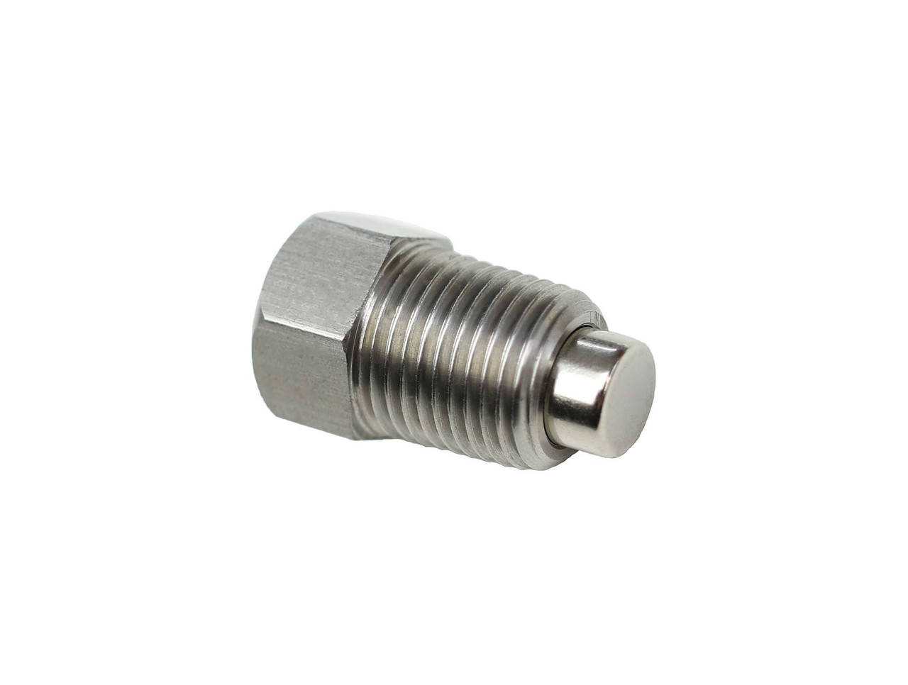 502455 for Harley Davidson - Stainless Steel Magnetic Oil Drain Plug with Neodymium Magnet - Made In USA