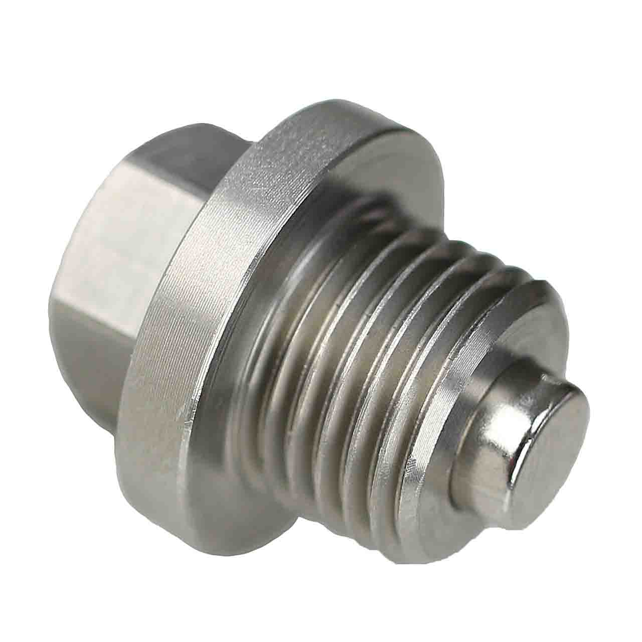 88G257 for MG Midget - Stainless Steel Magnetic Oil Drain Plug with Neodymium Magnet - Made In USA