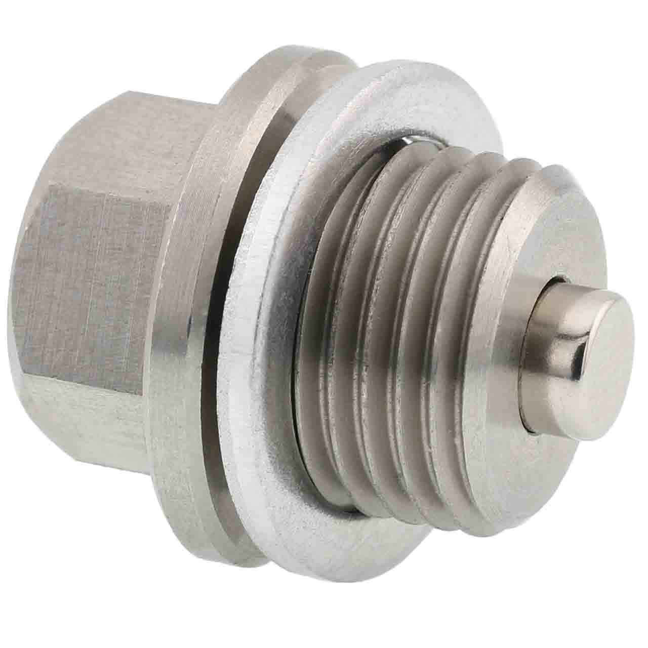 3070370 for Polaris - Stainless Steel Magnetic Oil Drain Plug with Neodymium Magnet - Made In USA