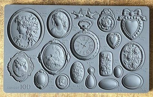 Cameos 6 x 10 IOD Molds