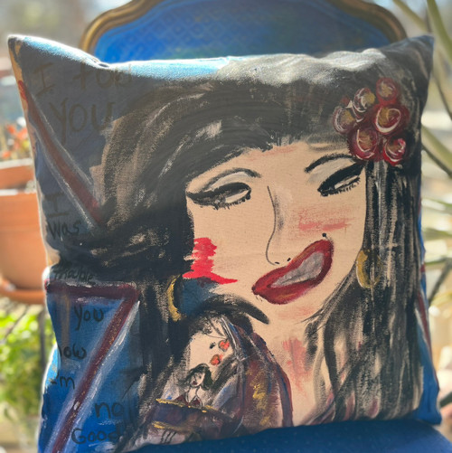 Amy Hand Painted pillow