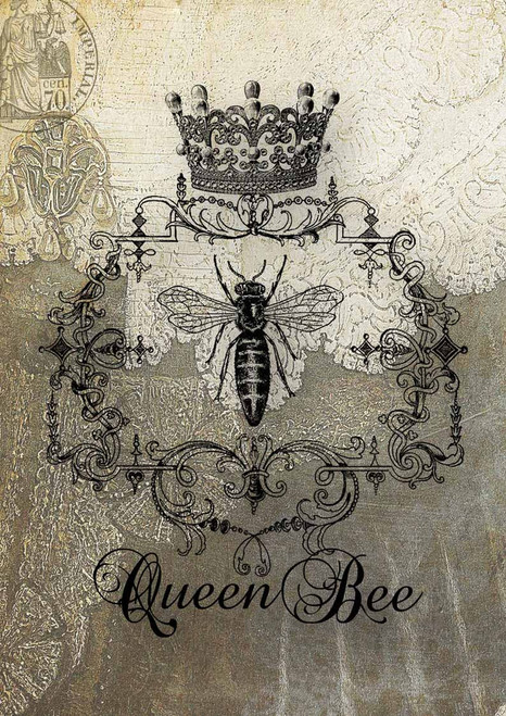 Decoupage Queen Rice Paper _Bee Heirloom Decoupage Queen Rice Paper _Bee Heirloom