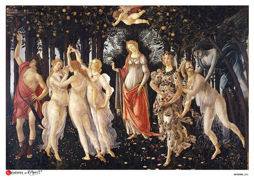 Paper Design Artwork-Botticelli Primavera