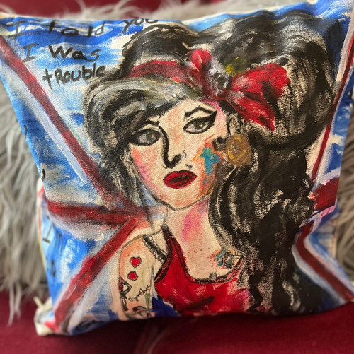 I Cheated Myself - Amy Winehouse pillow