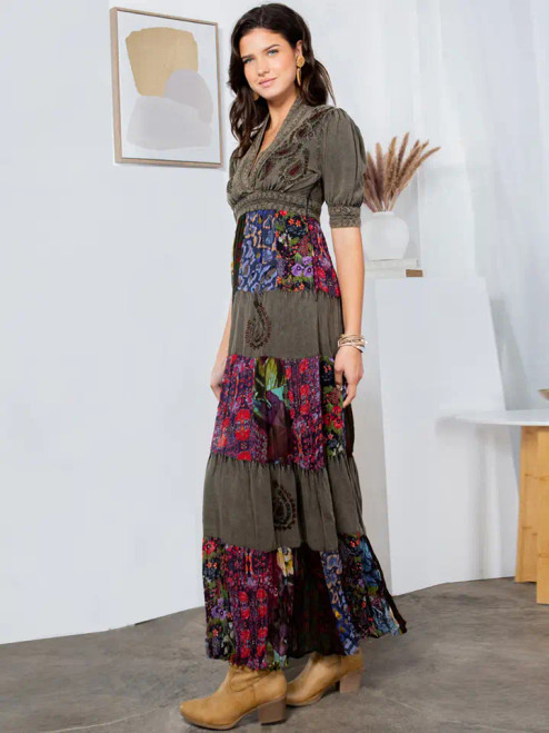 Eclectic Charm Stone Washed Dress