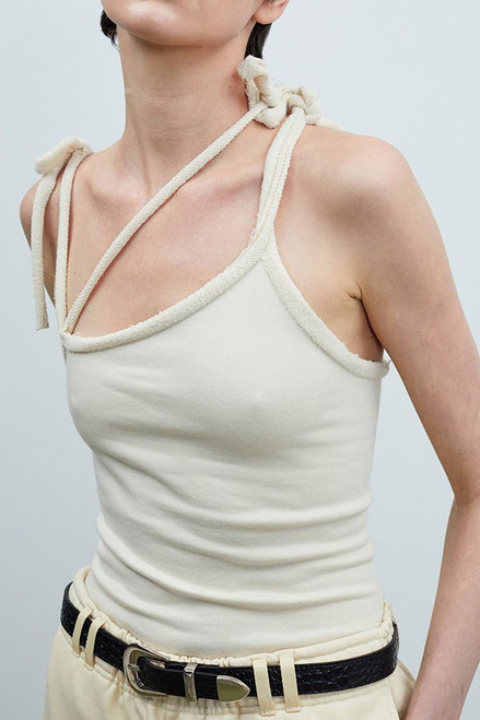 Asymmetric  Strappy Sleeveless Tank 
