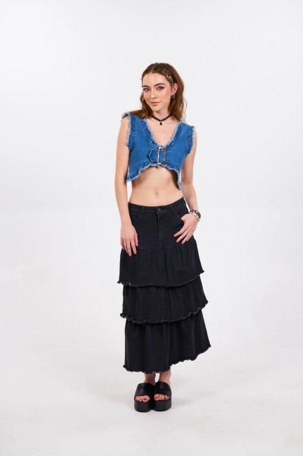 Denim Super Nova Skirt Denim Super Nova Skirt