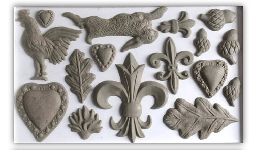 Fleur De Lis 6 x 10 Decor Mold