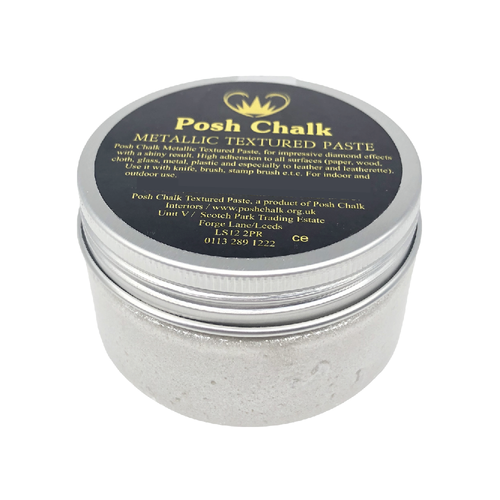 Posh Chalk Metallic Paint -Pearl White
