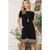 Black Leopard Dress