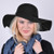 Women's Felt Floppy Wide Brim   Bowknot Hat