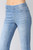 Pull On Elastic Waistband Flare Jeans