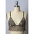 Golden Floral Lace Longline Bralette