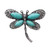 Turquoise Dragonfly Pin