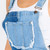 Wide Leg PatchWork Denim Overalls