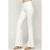 High Rise Raw Flared Jeans