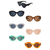 Retro Round Cat Eye  Fashion Sunglasses