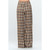 High Rise Plaid Wide Leg Pant