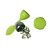 Leaf Shaped Silicone Tea Infuser ( 304 Stainless S