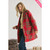 Multi Plaid Loose Fit Open Jacket