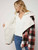 Rust Multi Jacket Plaid With Open Front Details