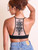 Tattoo Mesh Racerback  Bralette