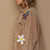 Collared  Button Down Fun Patch Details Corduroy J