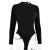 Long Sleeve Backless Body Suit