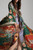 Peacock Print Vintage Oriental Kimono 