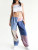 Flannel & Denim Combo Pants