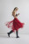 Waterfall Polka Dot Tulle Mesh Skirt
